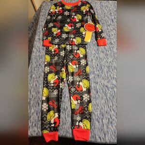 Grinch size 4 pajam set